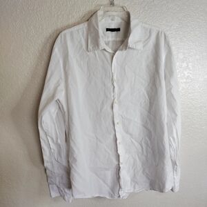 John Varvatos Long Sleeve Cotton Button Down Shirt Sz Xl